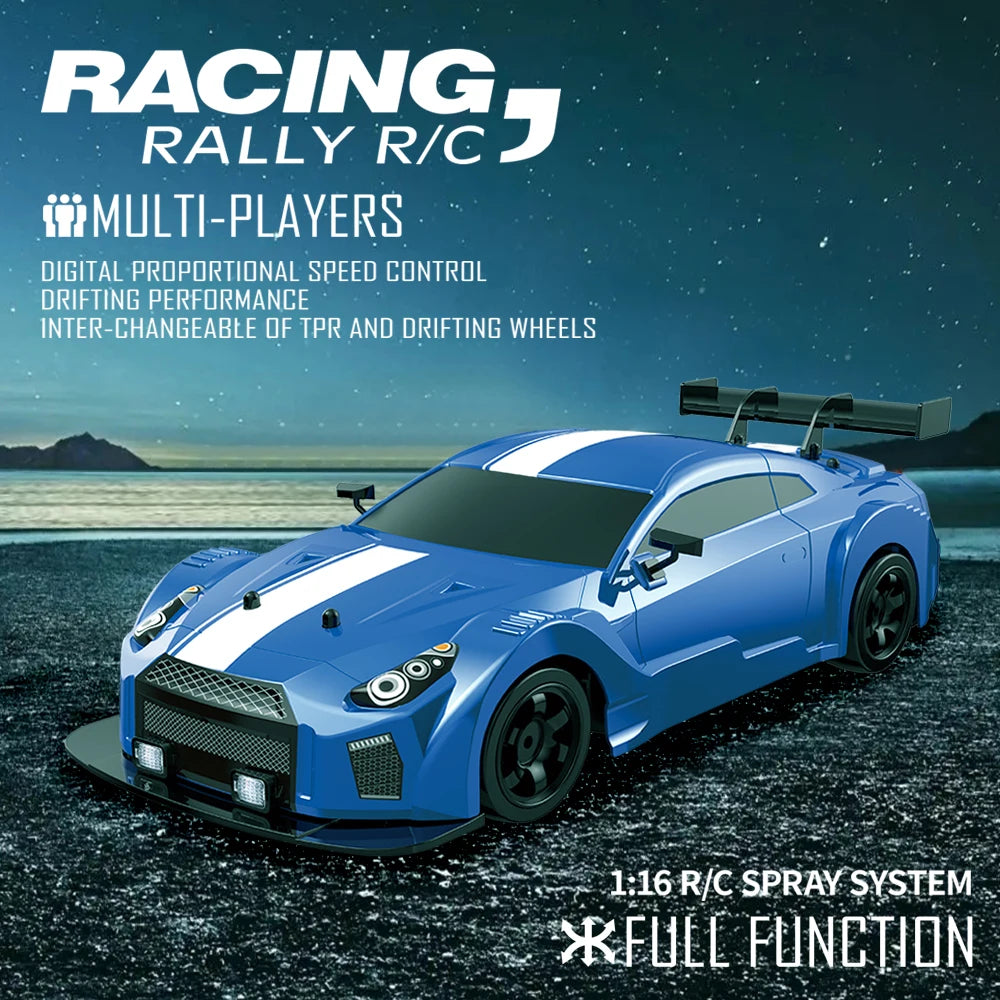 1:16 Simulation High-Speed Off-Road Vehicle Lights Spray RC Car – Crazy ...