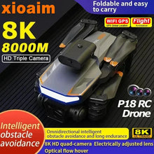 Load image into Gallery viewer, P18 RC Drone 8K Professional With Wide Angle Optical Flow
