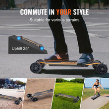 Load image into Gallery viewer, VEVOR Electric Skateboard with Remote 25 Mph Top Speed Skateboard 3 Speed Easy Carry Handle Design Suitable for Adults &amp; Teens
