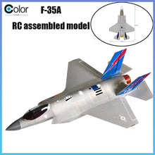 Load image into Gallery viewer, New Rc F-35a Single-Engine 30-Bypass Fixed-Wing Model Aircraft Is A Remote-Controlled Assembly Model Like A Real Aircraft
