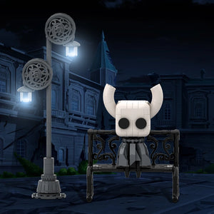 Hollow Knight Building Block Street Light Scene and Box Model Action Figure