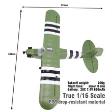 Load image into Gallery viewer, 1/16 World War 2 RC Helicopter Model J3 Brushless 4-way Six-axis
