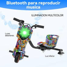 Load image into Gallery viewer, HONEYWHALE 5-8 year old kids electric tricycle 360 ° drift and turn electric car child ride kids electric Scooter toy with colorful lights music free shipping
