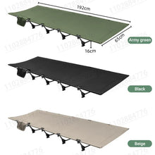 Load image into Gallery viewer, Portable Camping Bed Folding Camping Bed Outdoor Bed Comfortable Camping Sleeping Bed for Adults and Children
