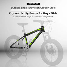 Load image into Gallery viewer, Bike 20 Inch Wheels for Kids, 4" Wide Fat Tire Snow Mountain Bike Steel Frame, 7 Speed Teenager Children Kids' Bicycles
