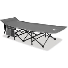 Load image into Gallery viewer, Folding Camping Bed Oversized Camping Cot Supports 600 Lbs Sleeping Bed Folding Steel Frame Portable With Carry Bag Westtune
