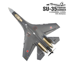 Load image into Gallery viewer, QF009 J16 Rc Plane 4CH Foam Remote Control Airplane Su35 Model Glider 2.4G 360° Flip-Roll 525mm Fixed Wing Fighter Aircraft Toy
