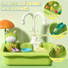 Load image into Gallery viewer, Kids Kitchen Sink Toys Simulation Electric Dishwasher
