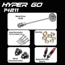 Load image into Gallery viewer, MJX HYPER GO 14211 Racing Car 1/14 Short Truck 45A ESC Brushless Motor 47 KM/H Large Foot 4WD RC Car Remote Control Car Toy MJX
