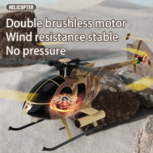 Load image into Gallery viewer, 1:28 C189 RC Helicopter MD500 Brushless Dual-motor Remote Control Model 6-Axis Gyro Aircraft Toy One-click Takeoff/landing
