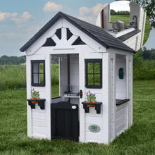 Load image into Gallery viewer, Sweetwater All Cedar White Modern Outdoor Wooden Playhouse
