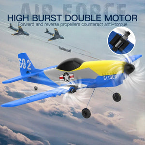 Rc Planes 3 Channels Remote-controlled Aircraft Dual Motor Control