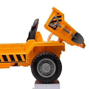 Ride on Dump Truck,Parents Control, Electric Dump Bed and Extra Shovel