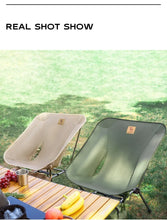 Load image into Gallery viewer, Qunature Folding Camping Portable Picnic Moon Chair Outdoor Chair Lightweight Bearing Strong Ride ﻿Fishing Hiking Chair
