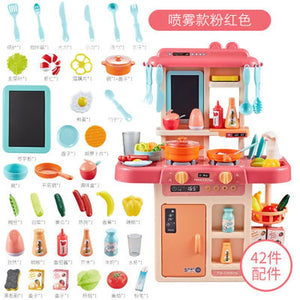 Children Go Home 63cm Simulation Acousto-optic Spray Kitchen