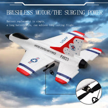 Load image into Gallery viewer, New Fx623/F16 RC Airplane Two Channel 2.4G Fighter Fixed Wing Foam Aircraft Model Glider Remote Control Aircraft Children Toy
