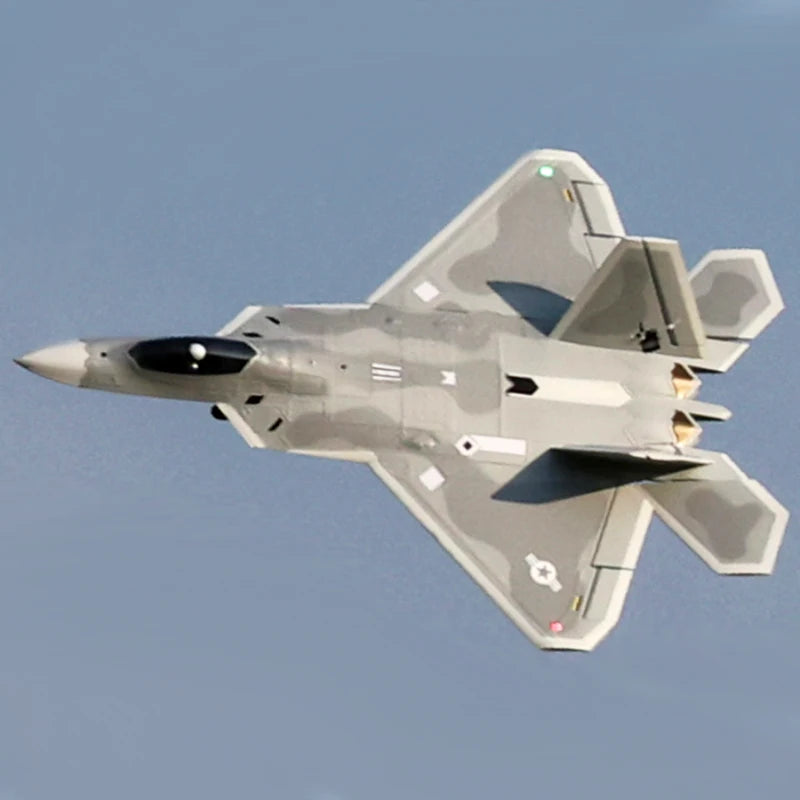 FlyFans F-22 Raptor 64mm 12-blades RC EDF Jet PNP Version /KIT With Se ...