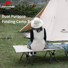 Load image into Gallery viewer, Naturehike Folding Camp Bed Cot Field Bed Outdoor Aluminum Alloy Sleeping Bed Detachable Lightweight Adjustable Bearing 150kg
