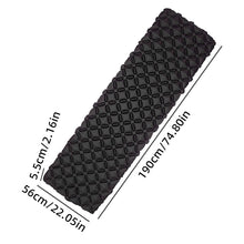 Load image into Gallery viewer, Camping Sleeping Pad Folding Inflatable Sleeping Mat Ultralight Camp Air Mattress With Foot Pump For Camping Accessories
