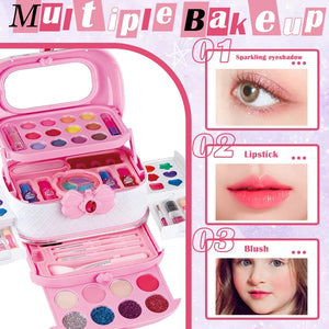 Kids Washable Makeup Girl Toys - Kids Makeup Kit for Girl