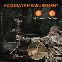 Load image into Gallery viewer, MiLESEEY Range finder 7° Big Field 656Yd laser rangefinder for hunting, with Rain and Fog Ranging Mode, BOW Mode, Auto Height
