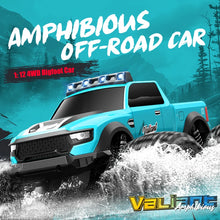 Load image into Gallery viewer, JJRC C8816 Amphibious Remote Control Car 4WD Off-Road Climbing Monster Truck with LED Light 4-wheeled Bigfoot Buggy RC Car Toys
