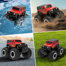 Load image into Gallery viewer, STEMTRON Amphibious Remote Control Car Toys for Boys 2.4 GHz 1:16 All Terrain Off-Road RC Car Waterproof RC Monster Truck
