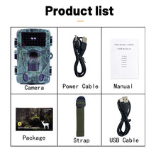 Load image into Gallery viewer, 4K Video Hunting Shooting Wildlife Trail Camera Waterproof 60MP 30MP WIFI Live Stream Night Vision Outdoor  Photo Trap Camera
