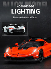 Load image into Gallery viewer, Alloy RC  Car Model Simulation Sound And Light Pull-Back Toy
