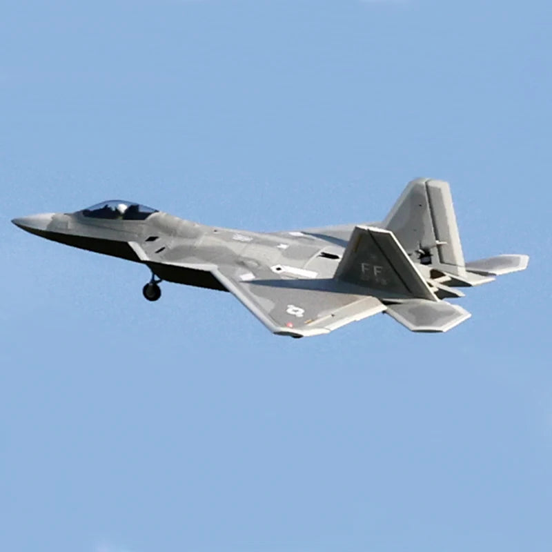 FlyFans F-22 Raptor 64mm 12-blades RC EDF Jet PNP Version /KIT With Se ...