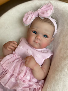 Baby Doll With Painted Lifelike Hair Bebe Reborn Toys