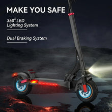 Load image into Gallery viewer, Electric Scooter for Adults, Electric Scooter with Seat, 10" Pneumatic Tires, 28 Mph Max Speed &amp; 31 Miles Max Range
