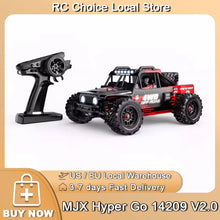 Load image into Gallery viewer, MJX 14209 Hypergo 1/14 V2.0 Rc Remote Control Car 3S/2S Battery 4WD Off-road Racing RC Truck 2.4G Brushless Drift Car Electric

