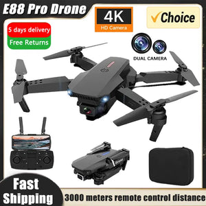 New Foldable RC Drone 4K Professional Equipped with 1080P Wide Angle