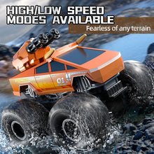 Load image into Gallery viewer, JJRC Q213 RC Off-road Stunt Car Amphibious Vehicle Children's Toy Cars 4WD 2.4G Pick-up Truck Water Cannon Remote Controlled Car
