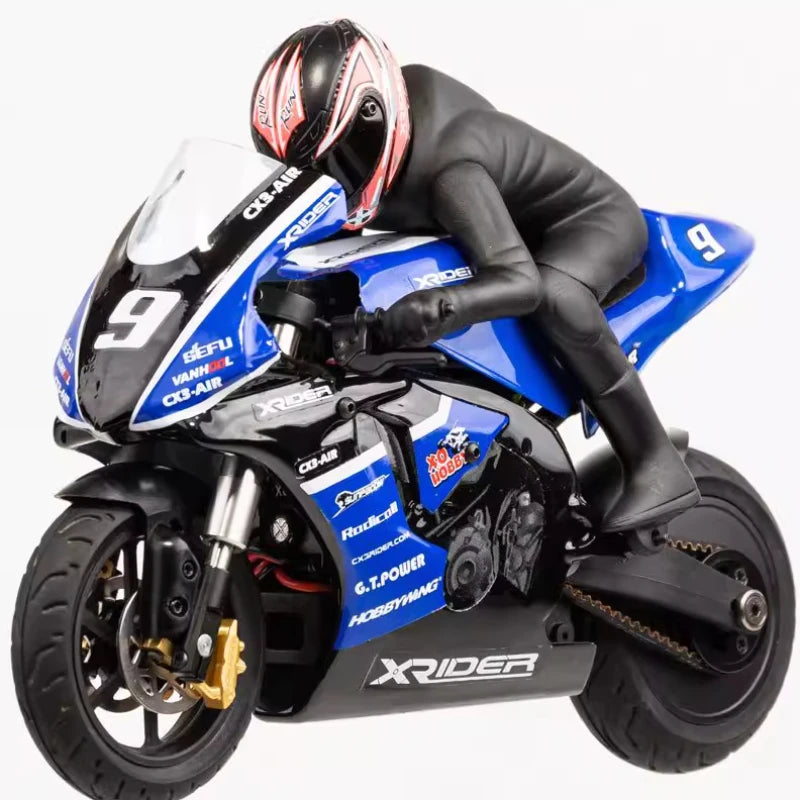RC X-Rider 1/10 Remote Control GP Motorcycle CX3-EVO Brushless with Gy ...