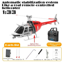 Load image into Gallery viewer, RC ERA C138 1:36 Remote Control Simulation RC Bell 206 Helicopter Altitude Hold 2.4g Genuine 6axis Gyro
