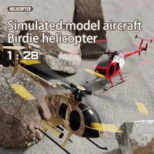 Load image into Gallery viewer, 1:28 Remote Control Helicopter Simulation Md500 Fixed Height
