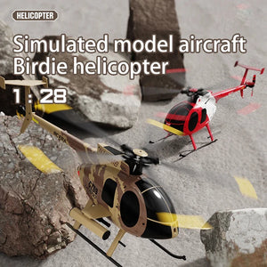 1:28 Remote Control Helicopter Simulation Md500 Fixed Height