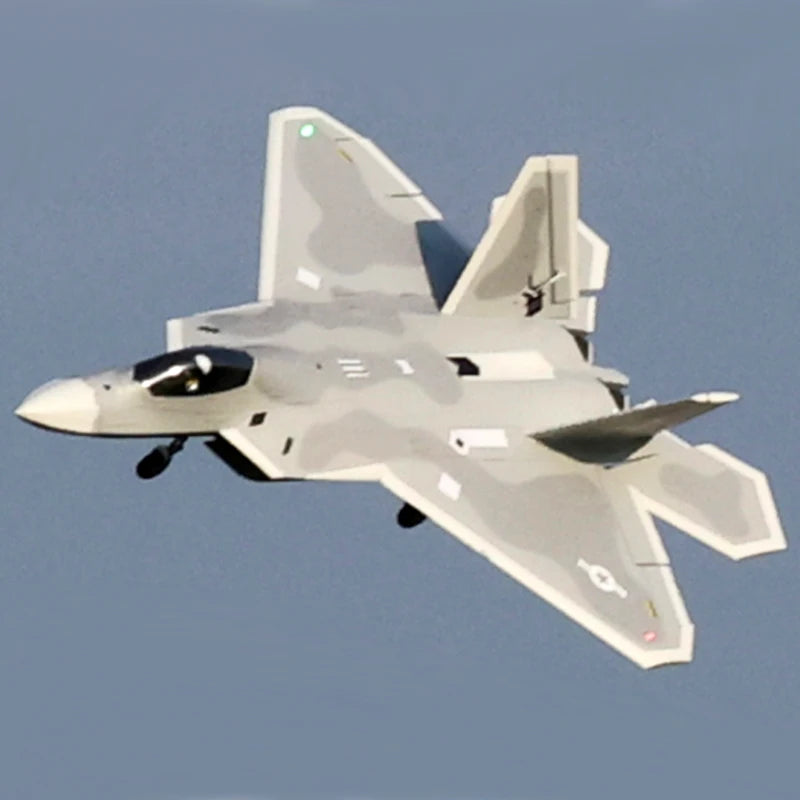 FlyFans F-22 Raptor 64mm 12-blades RC EDF Jet PNP Version /KIT With Se ...