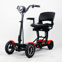 Load image into Gallery viewer, disability adult foldable medical 4 wheel folding electric wheelchair electrical mobility scooter
