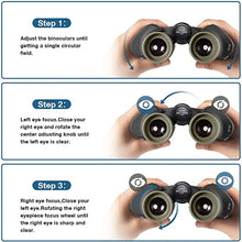 Load image into Gallery viewer, 20x50 binoculars, waterproof high-definition low-light night vision binoculars, adult children travel, hunting and stargazing
