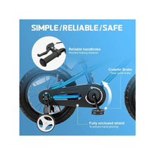 Load image into Gallery viewer, Kids Bike,for 3-8 Year Old Boys Girls Kid's Bicycle, with Removable Training Wheels and Water Bottle Kickstand for 16 Inch Bikes
