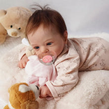 Load image into Gallery viewer, Vinyl Or Cloth Doll Lifelike Adorable Newborn Girl Best Christmas Gift for Kids
