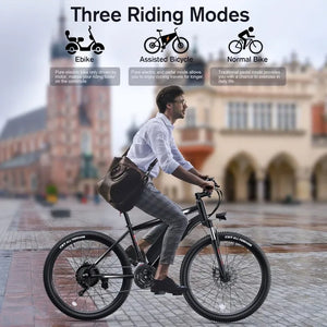 27.5" Electric Bike for Adults 500W Ebike 21.6MPH Adult Electric Bicycles Electric Mountain Bike