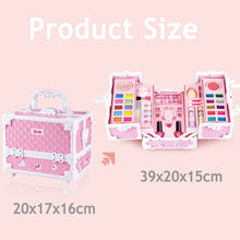 Load image into Gallery viewer, Play Pink Unicorn Princess Washable Safe Makeup Kid Toy Gift
