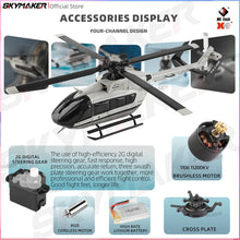 Load image into Gallery viewer, WLtoys K160 RC Helicopter 2.4G 6-Aixs Gyroscope 4CH Altitude Hold Optical Flow Remote Control Helicopter Toys for Children Gift
