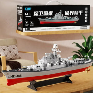 Remote Control Battleship Warship Boats Large Toy