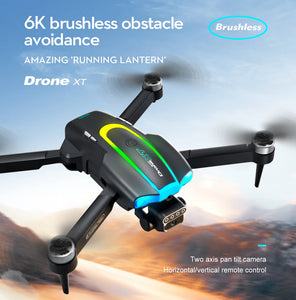 XT105 RC Drone Dual Camera Wifi Fpv Brushless 2 Engines