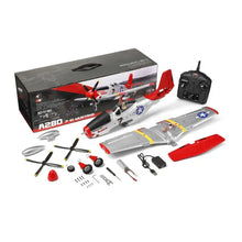 Load image into Gallery viewer, XK A280 P-51 3D/6G System 2.4GHz 4CH 560mm Wingspan EPP RC Airplane Fighter RTF With LED Lights Vehicles Toy Gift for Beginner
